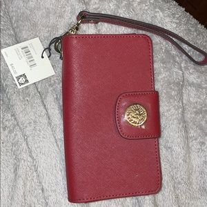 Anne Klein red wallet